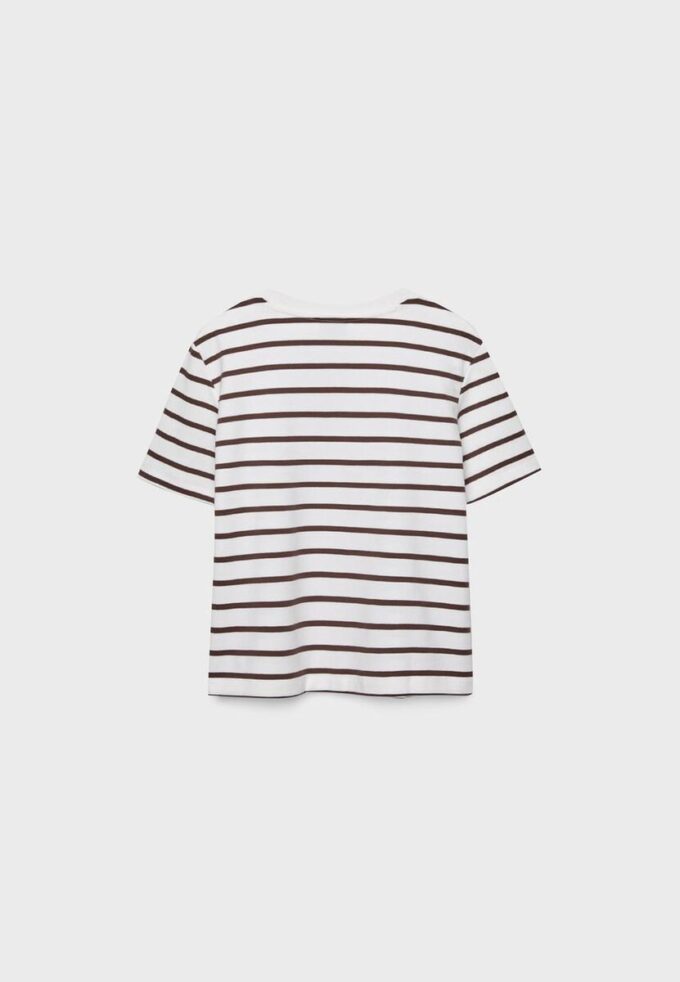Basics Heavyweight gestreiftes T-Shirt in Regular Fit