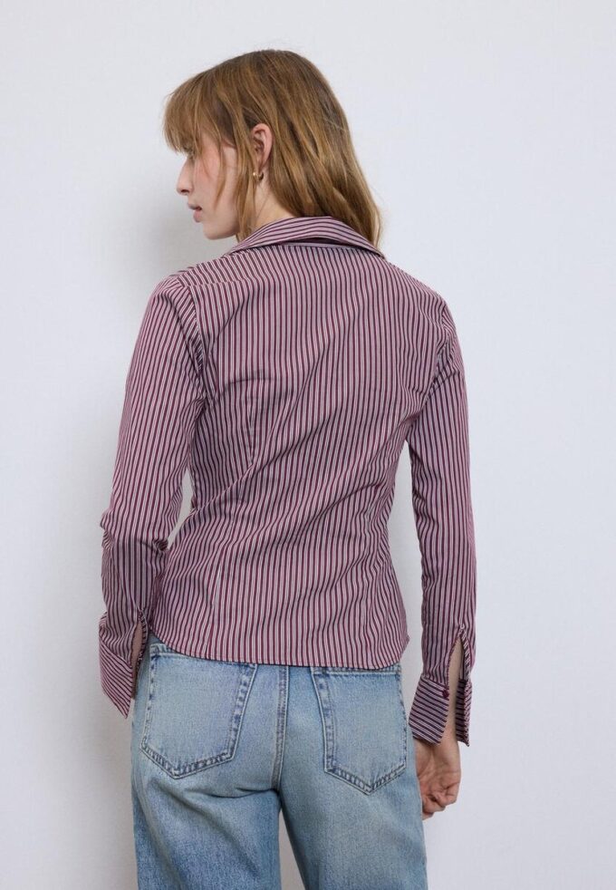 Basics-Hemd mit Streifen, tailliert Basics-Hemd mit Streifen, tailliert