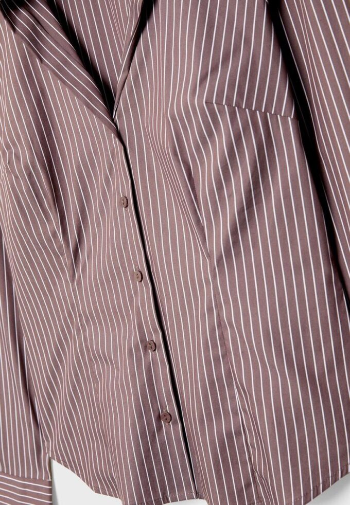 Basics-Hemd mit Streifen, tailliert Basics-Hemd mit Streifen, tailliert