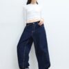 Basics-Langarm-T-Shirt aus Baumwolle