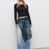 Basics-Langarm-T-Shirt aus Baumwolle
