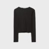 Basics-Langarm-T-Shirt aus Baumwolle