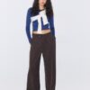Basics-Langarm-T-Shirt aus Baumwolle mit Streifen