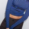 Basics-Langarm-T-Shirt aus Baumwolle mit Streifen