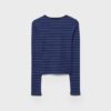 Basics-Langarm-T-Shirt aus Baumwolle mit Streifen