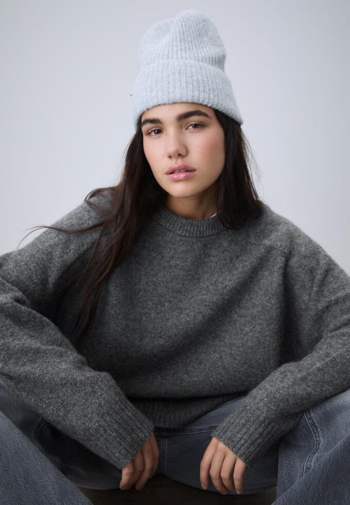 Basics-Pullover aus weichem Strick