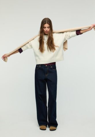 Basics-Pullover aus weichem Strick