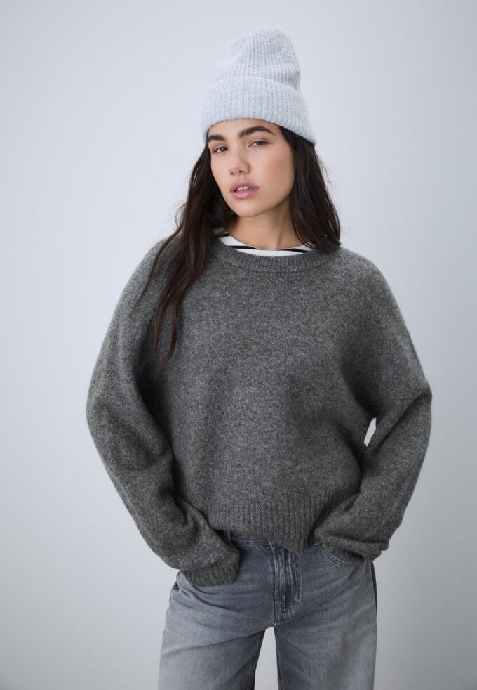 Basics-Pullover aus weichem Strick