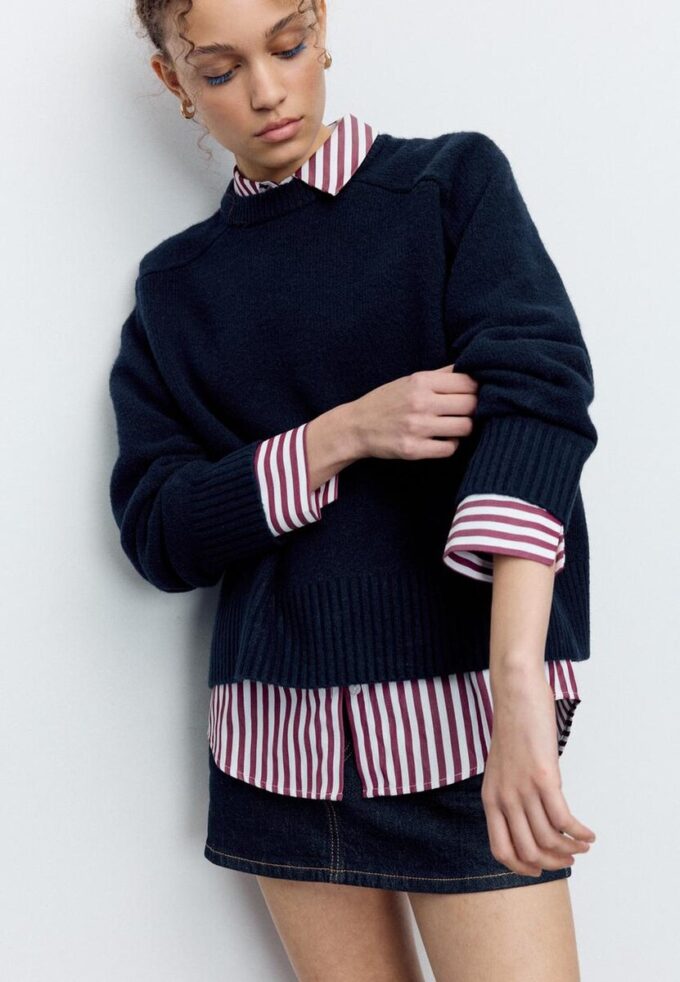 Basics-Pullover aus weichem Strick Basics-Pullover aus weichem Strick