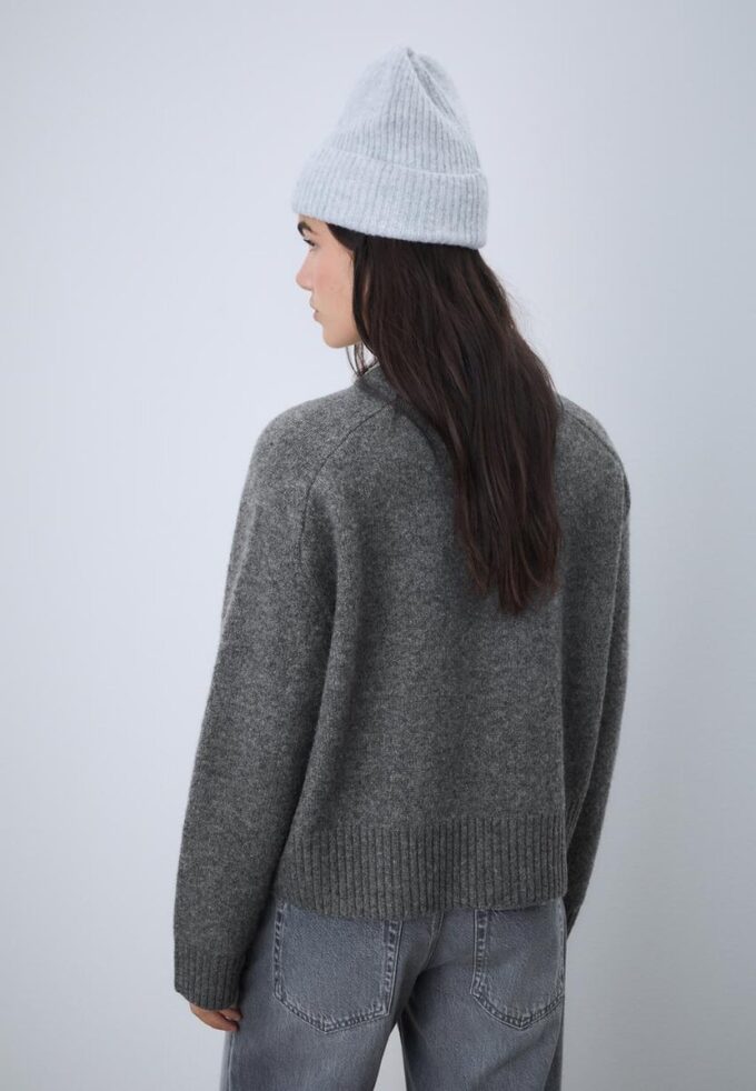 Basics-Pullover aus weichem Strick
