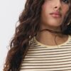 Basics Slim Fit gestreiftes T-Shirt Basics Slim Fit gestreiftes T-Shirt