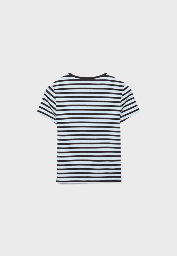 Basics Slim Fit gestreiftes T-Shirt Basics Slim Fit gestreiftes T-Shirt