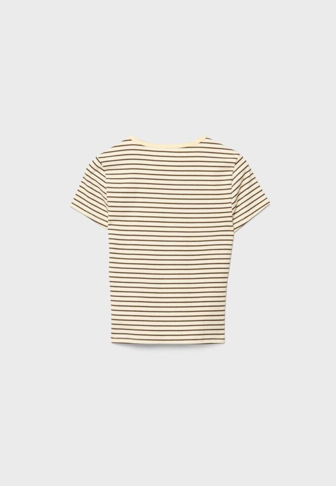 Basics Slim Fit gestreiftes T-Shirt Basics Slim Fit gestreiftes T-Shirt