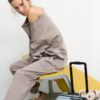 Basics-Sweatshirt mit schulterfreiem Ausschnitt Basics-Sweatshirt mit schulterfreiem Ausschnitt
