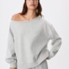 Basics-Sweatshirt mit schulterfreiem Ausschnitt Basics-Sweatshirt mit schulterfreiem Ausschnitt