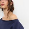 Basics-Sweatshirt mit schulterfreiem Ausschnitt Basics-Sweatshirt mit schulterfreiem Ausschnitt