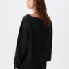 Basics-Sweatshirt mit schulterfreiem Ausschnitt Basics-Sweatshirt mit schulterfreiem Ausschnitt