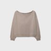 Basics-Sweatshirt mit schulterfreiem Ausschnitt Basics-Sweatshirt mit schulterfreiem Ausschnitt