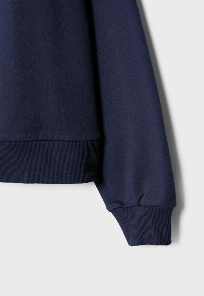 Basics-Sweatshirt mit schulterfreiem Ausschnitt Basics-Sweatshirt mit schulterfreiem Ausschnitt