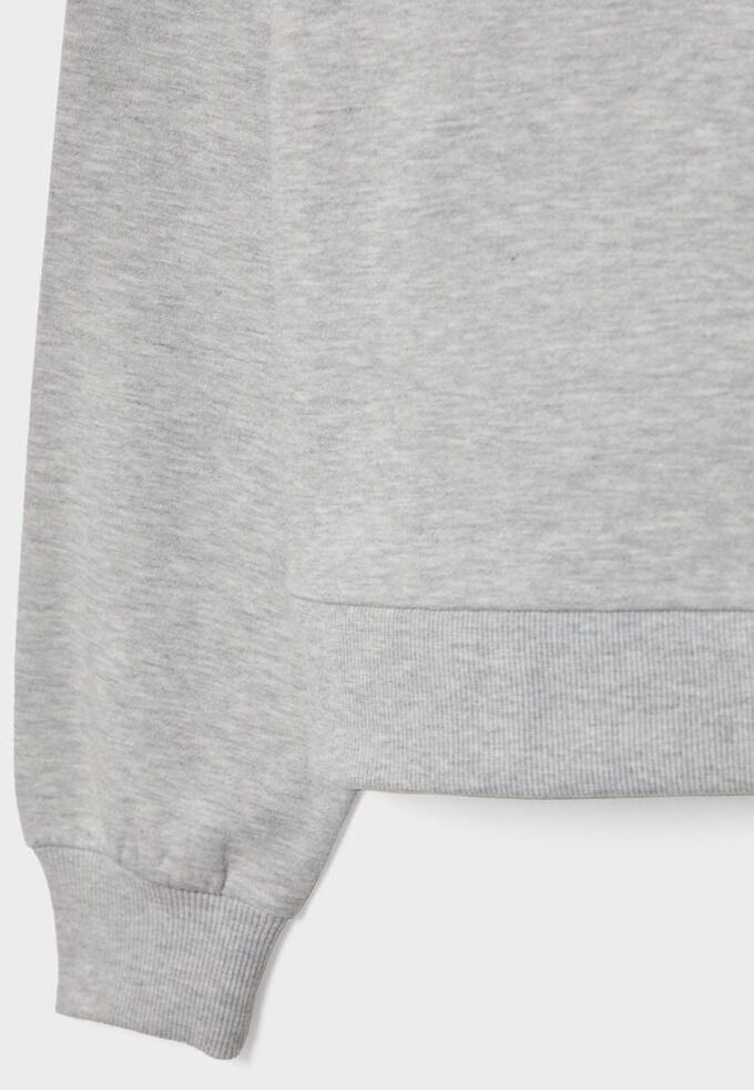 Basics-Sweatshirt mit schulterfreiem Ausschnitt Basics-Sweatshirt mit schulterfreiem Ausschnitt