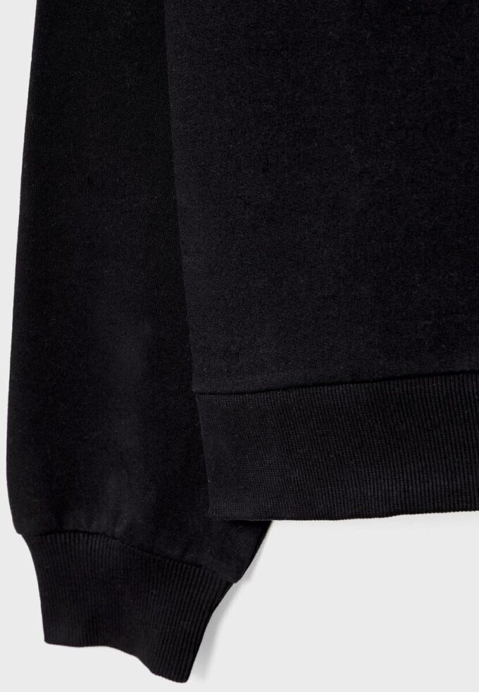 Basics-Sweatshirt mit schulterfreiem Ausschnitt Basics-Sweatshirt mit schulterfreiem Ausschnitt