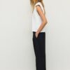 Basics-T-Shirt mit gepolsterten Schultern Basics-T-Shirt mit gepolsterten Schultern