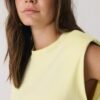 Basics-T-Shirt mit gepolsterten Schultern Basics-T-Shirt mit gepolsterten Schultern