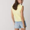 Basics-T-Shirt mit gepolsterten Schultern Basics-T-Shirt mit gepolsterten Schultern