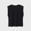 Basics-T-Shirt mit gepolsterten Schultern