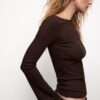 Basics-T-Shirt mit Glockenärmeln