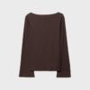Basics-T-Shirt mit Glockenärmeln