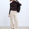 Basics T-Shirt mit hohem Kragen Basics T-Shirt mit hohem Kragen