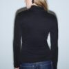 Basics T-Shirt mit hohem Kragen