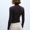 Basics T-Shirt mit hohem Kragen Basics T-Shirt mit hohem Kragen