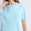 Basics-T-Shirt mit normaler Passform und schwerem Stoff Basics-T-Shirt mit normaler Passform und schwerem Stoff