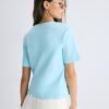 Basics-T-Shirt mit normaler Passform und schwerem Stoff Basics-T-Shirt mit normaler Passform und schwerem Stoff