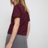 Basics-T-Shirt mit normaler Passform und schwerem Stoff Basics-T-Shirt mit normaler Passform und schwerem Stoff