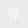Basics-T-Shirt mit normaler Passform und schwerem Stoff