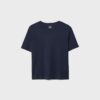 Basics-T-Shirt mit normaler Passform und schwerem Stoff Basics-T-Shirt mit normaler Passform und schwerem Stoff