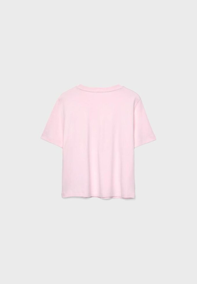 Basics-T-Shirt mit normaler Passform und schwerem Stoff Basics-T-Shirt mit normaler Passform und schwerem Stoff