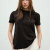 Basics-T-Shirt mit normaler Passform und Soft Touch-Gefühl