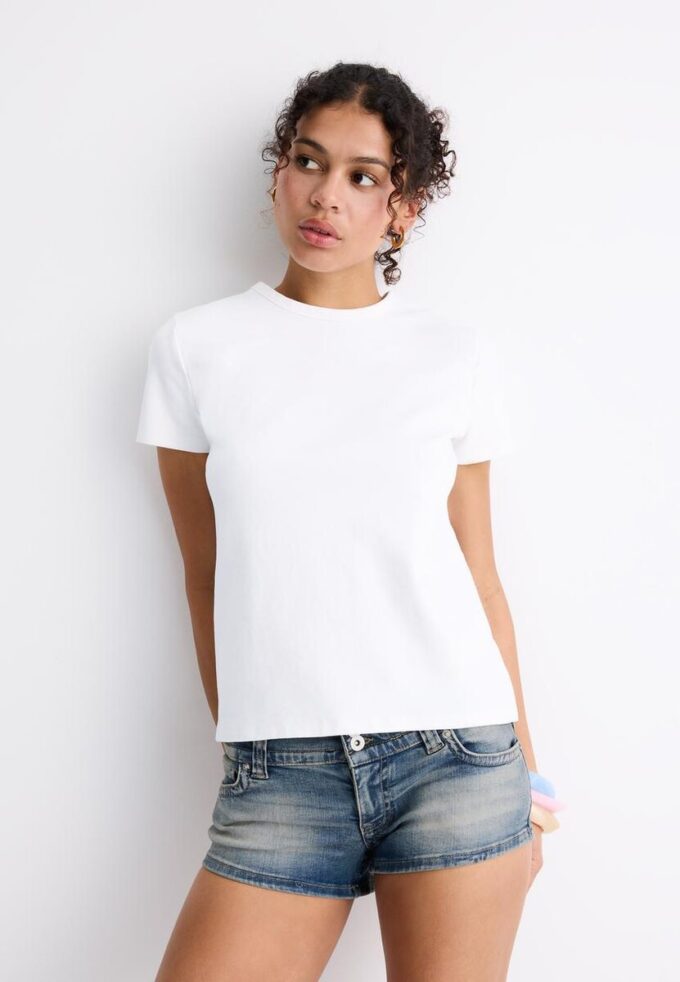 Basics-T-Shirt mit normaler Passform und Soft Touch-Gefühl Basics-T-Shirt mit normaler Passform und Soft Touch-Gefühl