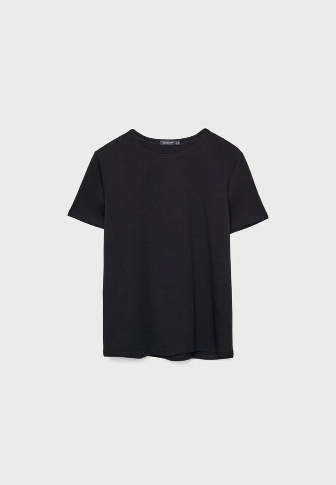 Basics-T-Shirt mit normaler Passform und Soft Touch-Gefühl