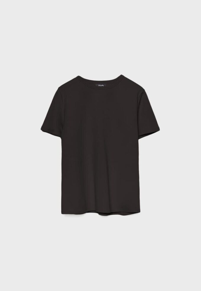 Basics-T-Shirt mit normaler Passform und Soft Touch-Gefühl