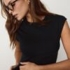 Basics tailliertes Crop-T-Shirt Basics tailliertes Crop-T-Shirt