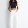 Basics tailliertes Crop-T-Shirt Basics tailliertes Crop-T-Shirt