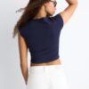 Basics tailliertes Crop-T-Shirt Basics tailliertes Crop-T-Shirt