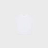 Basics tailliertes Crop-T-Shirt