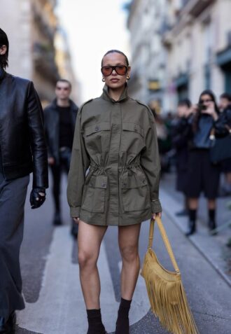 Baumwollparka mit Taschen