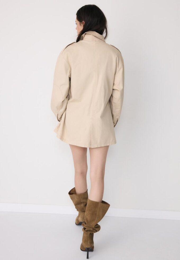 Baumwollparka mit Taschen Baumwollparka mit Taschen